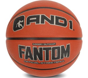 AND1 Fantom Rubber Basketball