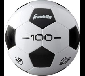 Franklin Sports Soccer Balls - Youth & Adult - Sizes 3, 4 & 5 - Single & Bulk Packs - Black & White