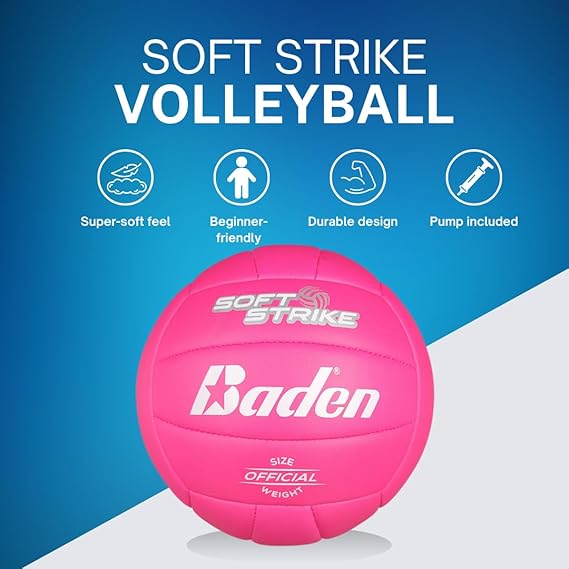 Baden Soft Strike Cushioned Recreational Volleyball - Image 3