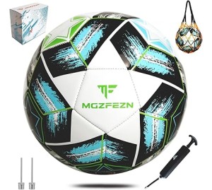 MGZFEZN Soccer Ball with Net Bag and 2 Needle