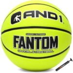 AND1 Fantom Rubber Basketball with pump