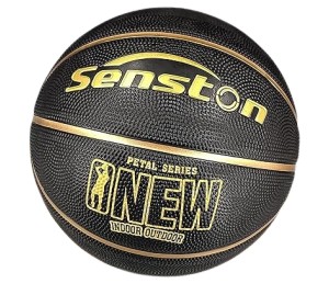 Senston Outdoor/Indoor Rubber Basket Ball with Pump